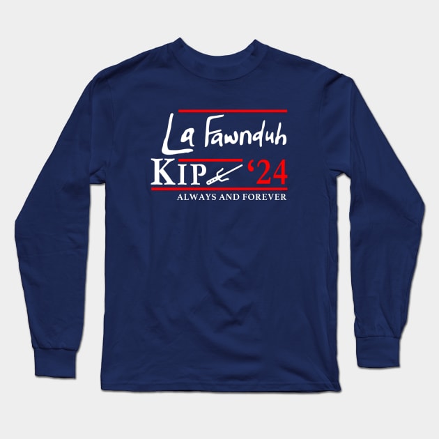 Lafawnduh Kip 2024 Always and Forever Long Sleeve T-Shirt by Electrovista